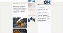 Desktop Screenshot of gh-kunststofftechnik.de