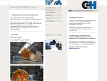 Tablet Screenshot of gh-kunststofftechnik.de